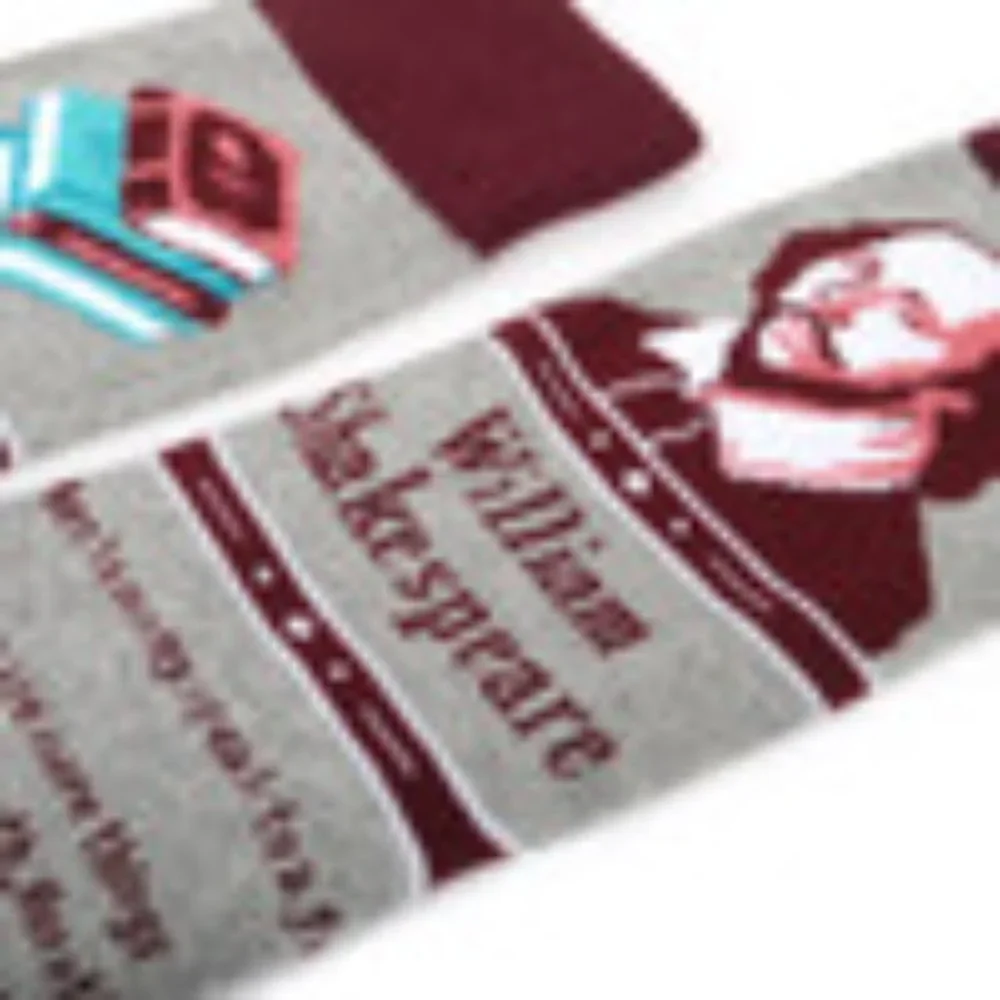 Women's / Unisex William Shakespeare Novelty Socks - NWT